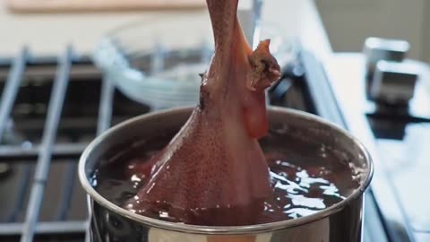 A Person Cooking in the Kitchen.