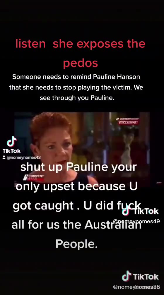 Australia - Pauline Hanson Meltdown