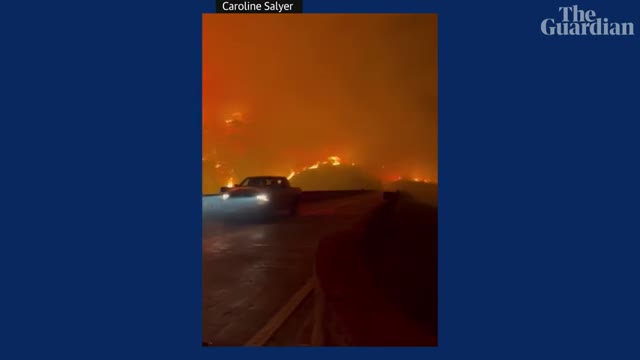 Big Sur wildfire burns near California highway