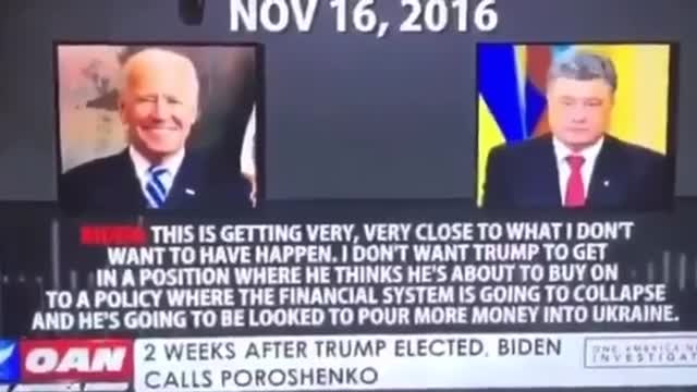 Joe Biden threatens Ukraine President with assassination if he works with Trump