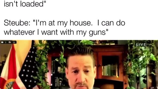 Florida Rep Gun Presentation - Funny