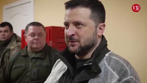 Zelensky visits Kupyansk where fierce fighting is underway amid Russians attack, meets residents