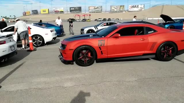 Laps For Charity Las Vegas Motor Speedway 2020 External Footage Camaros