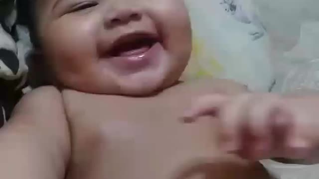 Laughing babe