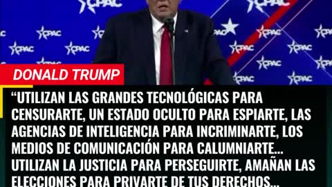 TRUMP HABLA SOBRE EL PLAN GLOBALISTA