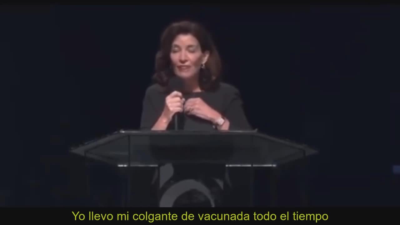 i'm vaxxed say Kathy Hochul (Estoy vacunada Kathy Hochul)