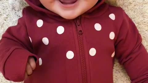 Cute baby, can make a good mood for a day