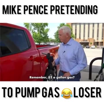 Mike Pence : Not Pumping Gas .... Trying To Relate