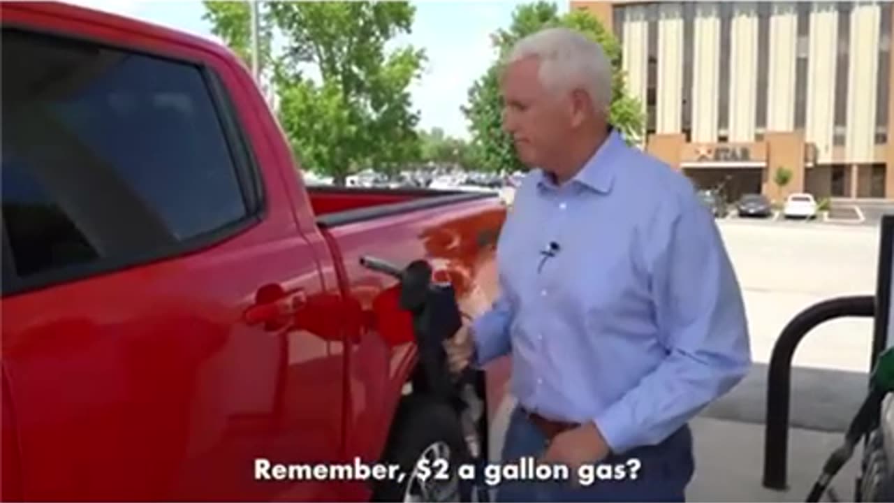 Mike Pence : Not Pumping Gas .... Trying To Relate