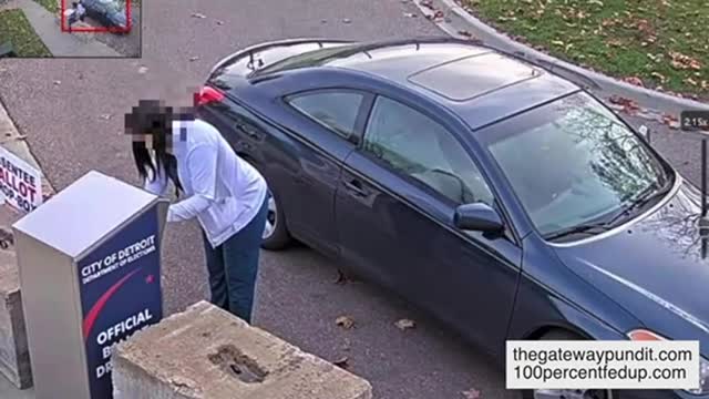 BOMBSHELL VIDEO Shows Same Woman Makes FOUR Trips to Detroit Drop Box In TWO Days.