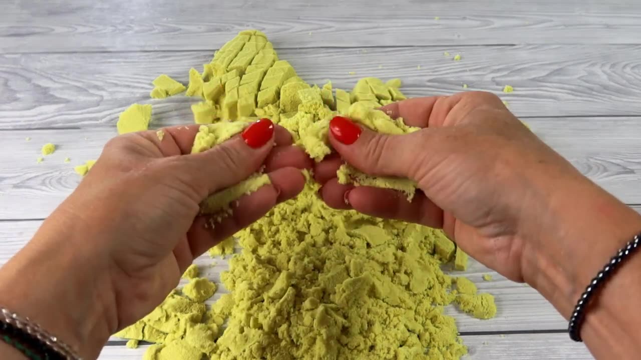 Kinetic Sand - Very Relaxing ASMR - Satisfying and Relaxing Compilation - ASMR Mkm
