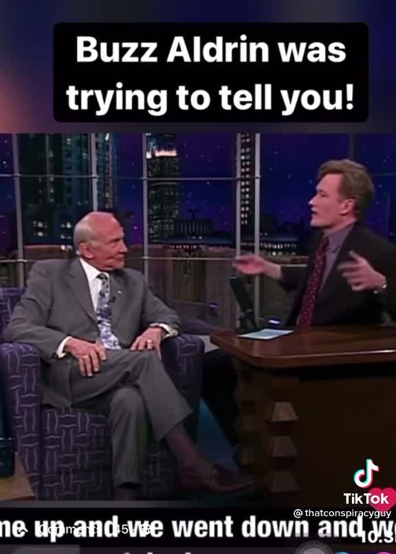 Buzz Aldrin - No We Didn't Go To The Moon - You Watched Animation