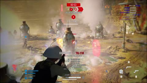 SWBF2 2017: Instant Action Mission (Attack) Rebel Alliance Kessel Gameplay