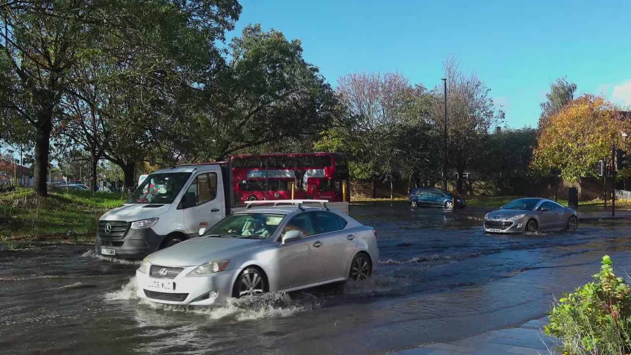 Abbey Wood flooded