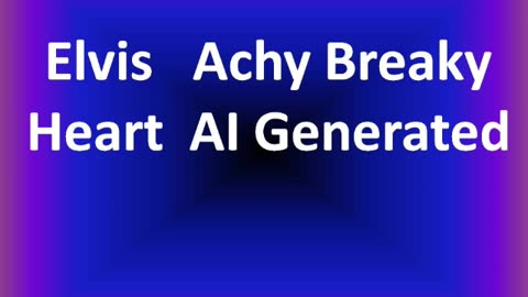 AI Cover Elvis Achy Breaky Heart