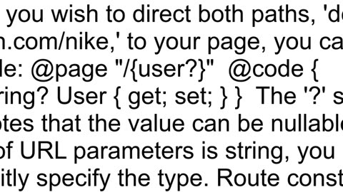 Blazor Create root path with parameter