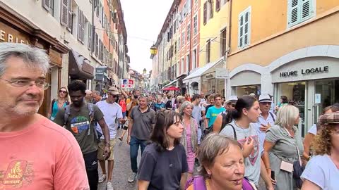 Manifestation Annecy le 04 09 2021