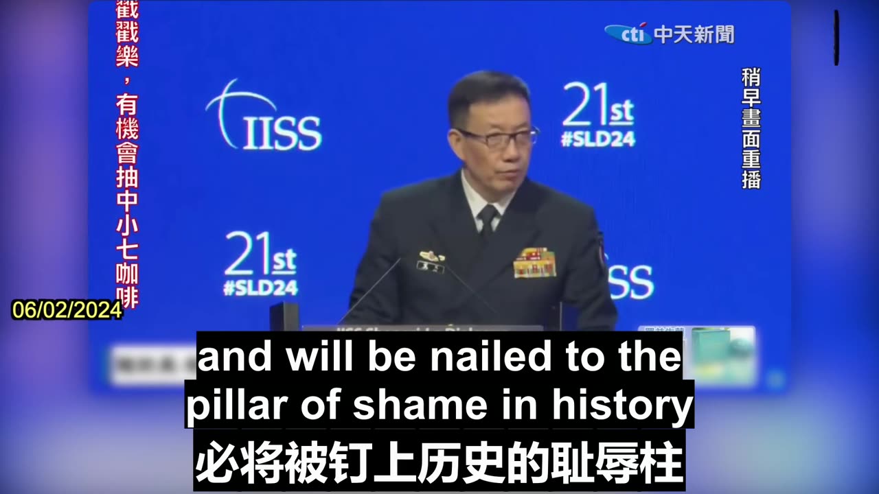 CCP Defense Minister Threatens Taiwan Independence Forces with Self-Destruction and Annihilation