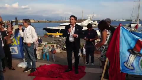 Il Dott. Salvatore Totaro al No Paura Day 1 di Messina