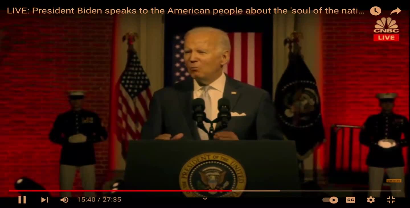 Joe Biden on THE FREEDOM TO VOTE