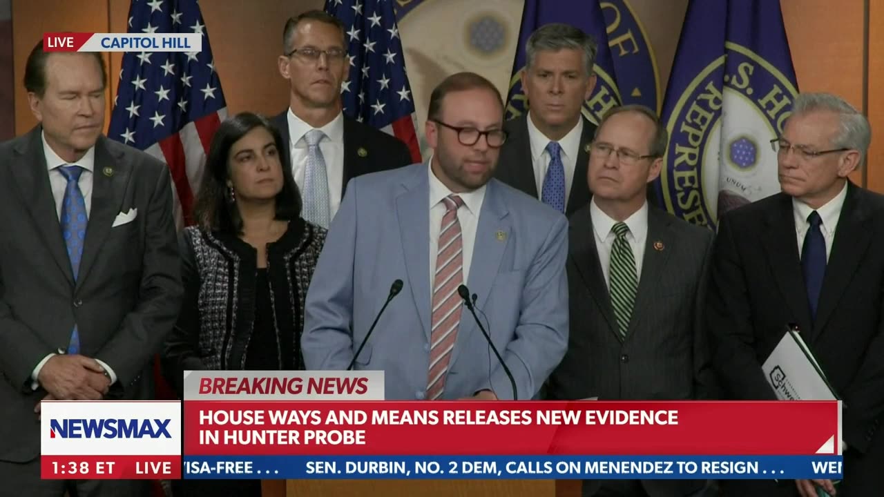 Rep. Jason Smith -House Ways & Means Comm lays out the new evidence in the Biden family