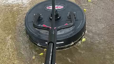 Pressure Washing A Driveway with a 20 inch Surface Cleaner