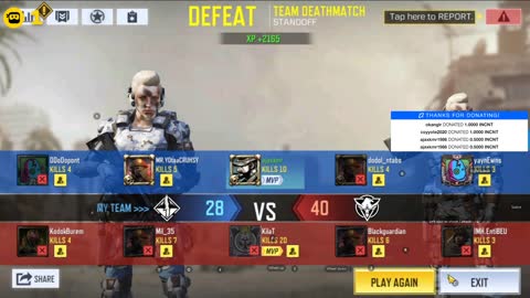 enter the game in the middle and lost it