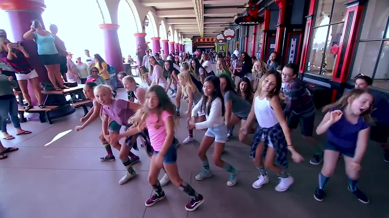 Santa Cruz Flash Mob Featuring MERGE4 Socks