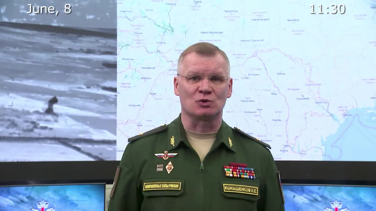 Briefing by Russian Defence Ministry, (June 8, 2022)