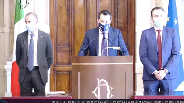 Matteo Salvini (Lega), dichiarazioni dopo incontro con Draghi, 6/2/21