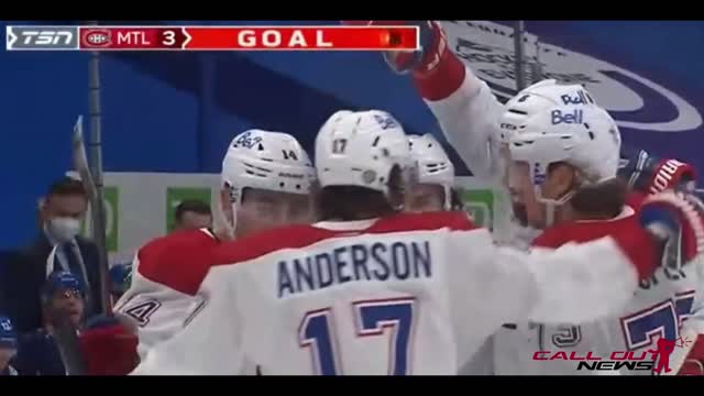 Vancouver Canucks vs Montreal Canadiens - March 10 2021 - Shea Weber Goal