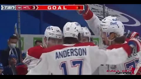 Vancouver Canucks vs Montreal Canadiens - March 10 2021 - Shea Weber Goal
