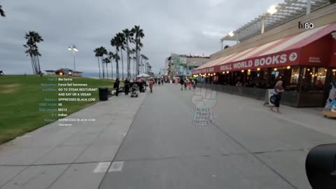 [Cow costume IRL] LiVE Carl's Cross-Country Road Trip, Venice Beach, Los Angeles, California