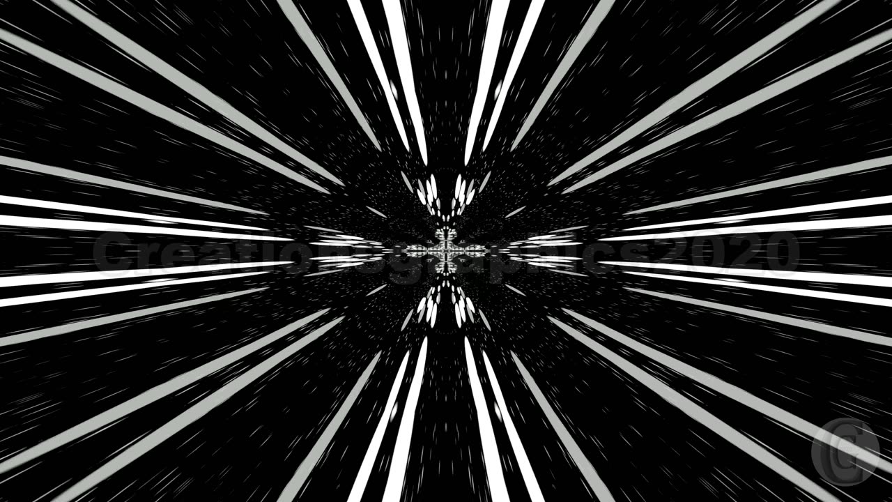 Background abstract graphic animation, effect tunnel 17