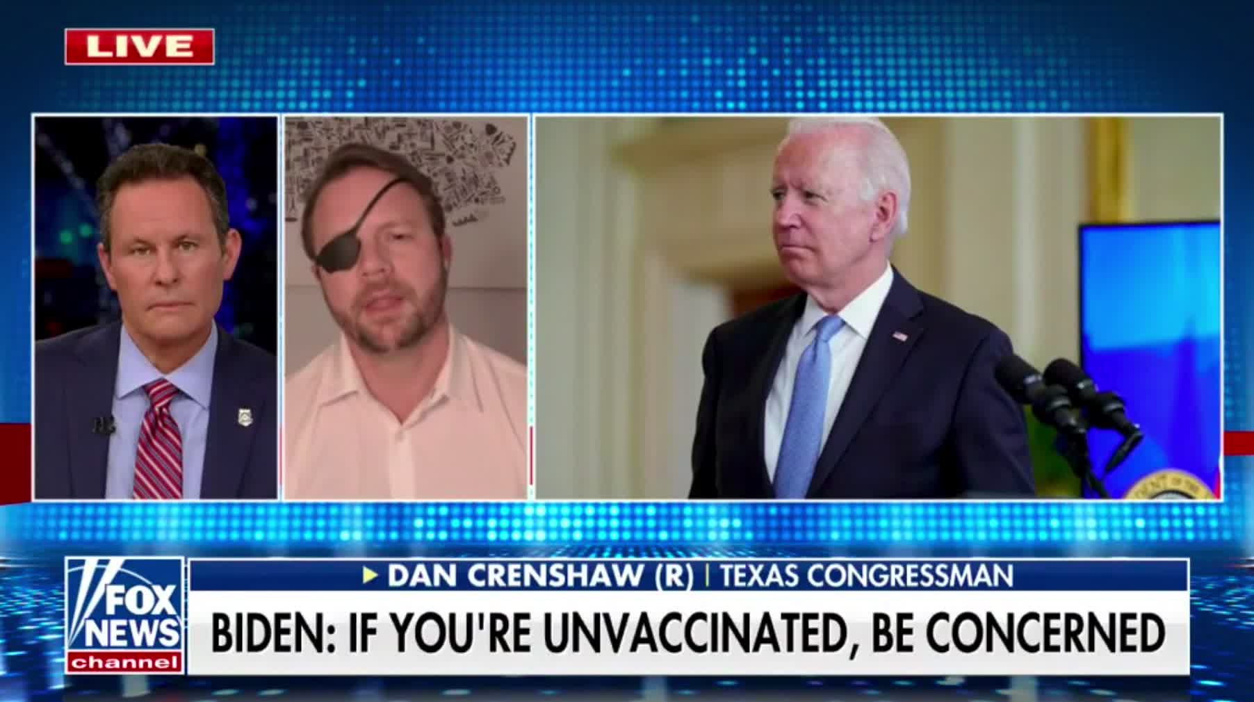 Rep. Dan Crenshaw says demonizing the unvaccinated is counterproductive