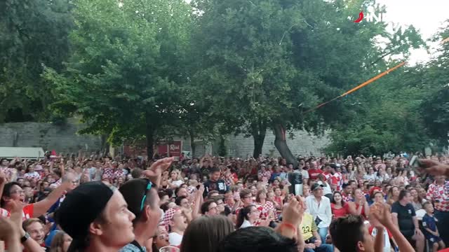 Atmosfera navijača u Splitu