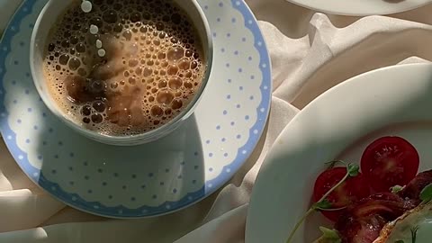 there's a cup of coffee
