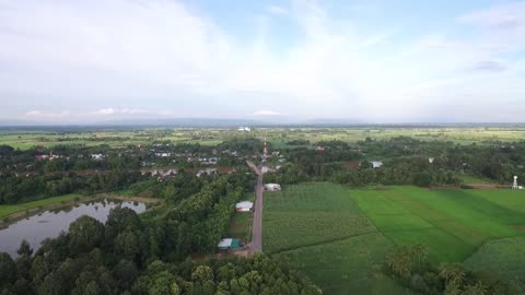 Beautiful Village life and Landscapes stock