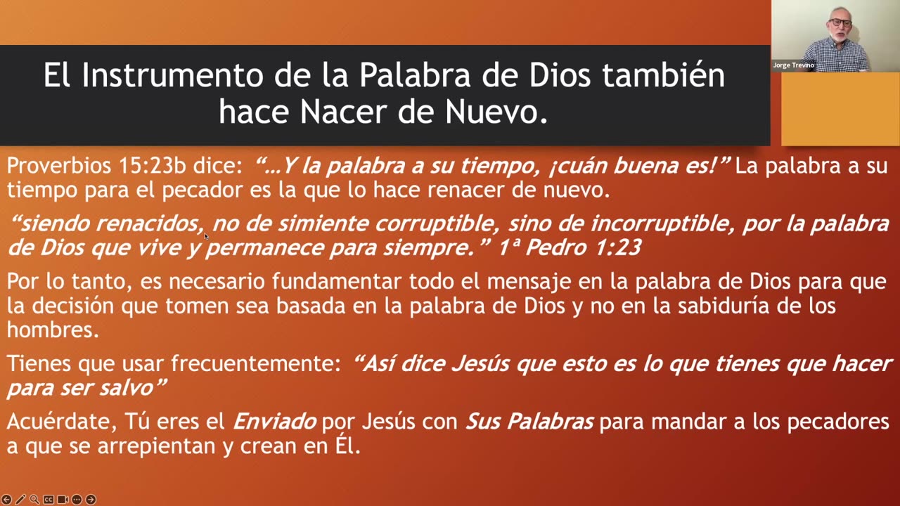 La Palabra de Dios hace Renacer.