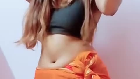 Beautiful dance perform by an Indian girl