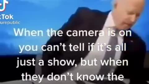 He thought the camera was off??
