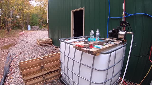 Hot Water Project at the Off-Grid Barn