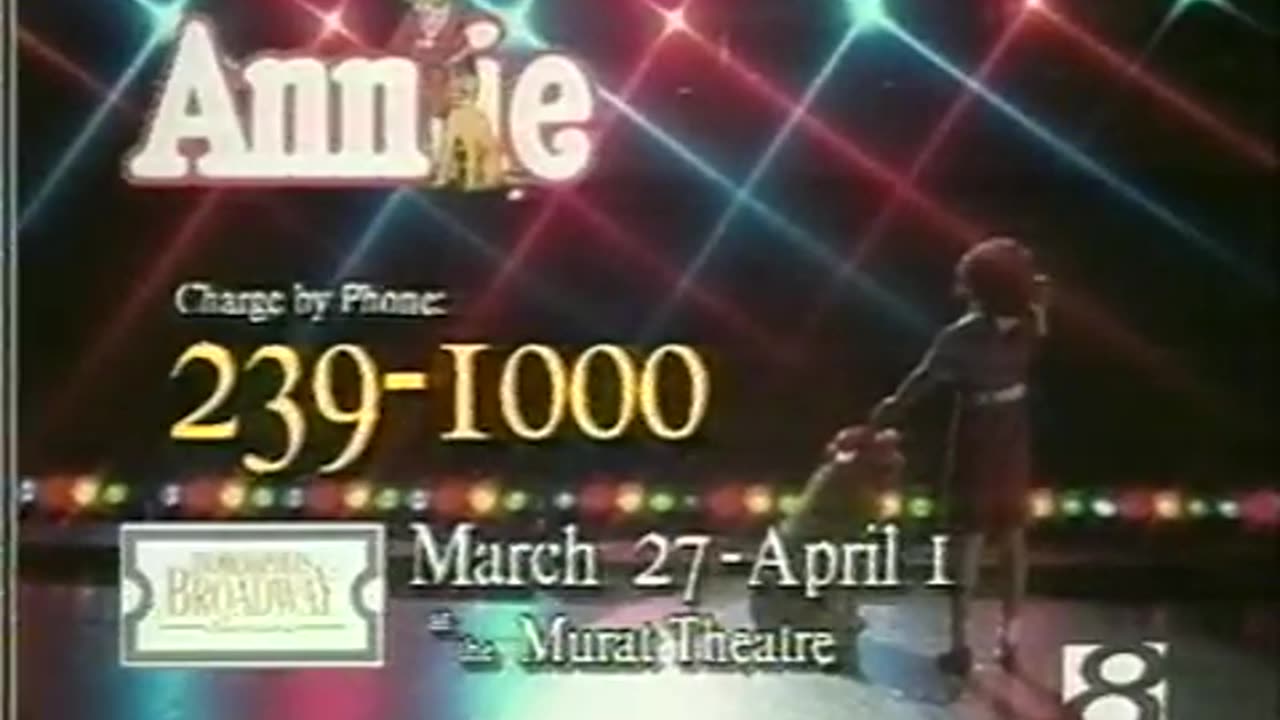 March 21, 2001 - The Musical 'Annie' Comes to the Murat in Indianapolis