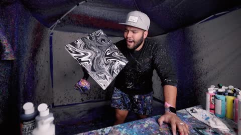 Spin Art With A Drill Turns Out Amazing!