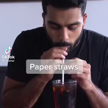 The struggle of paper straws