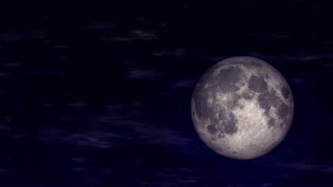 4K Full Moon Video