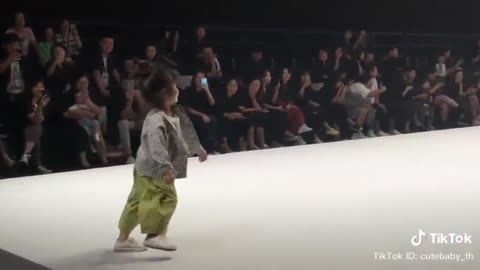 Cute baby Ramp Walk