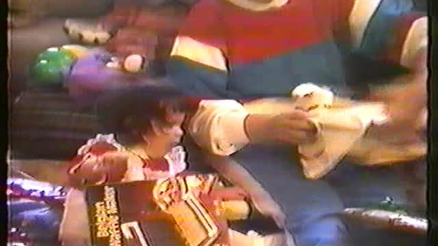 1987 Christmas with Grandchildren and Keith's and Nancy's 25th Wedding Anniversary (from VHS)