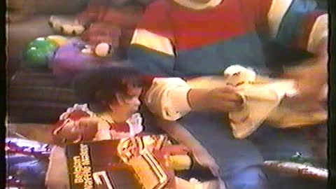 1987 Christmas with Grandchildren and Keith's and Nancy's 25th Wedding Anniversary (from VHS)