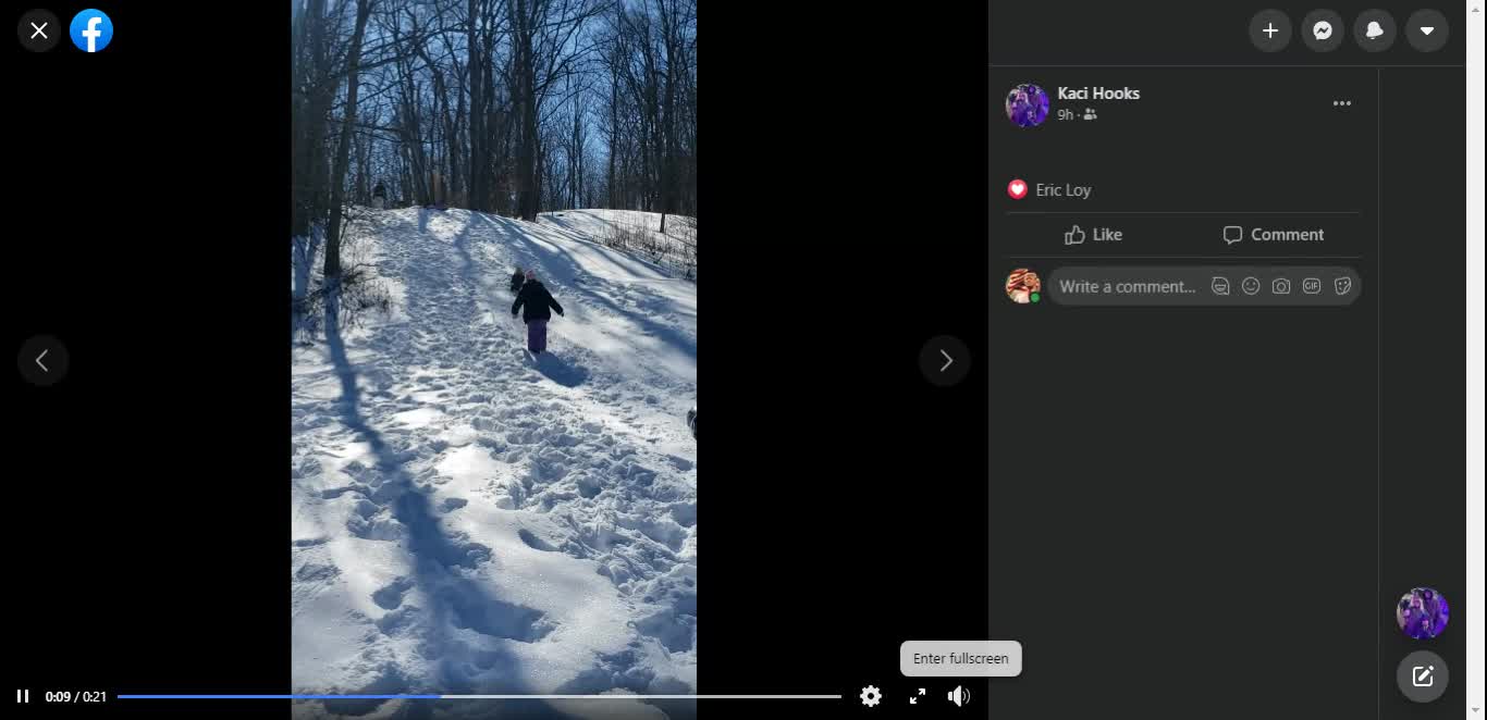 Wyatt Sledding